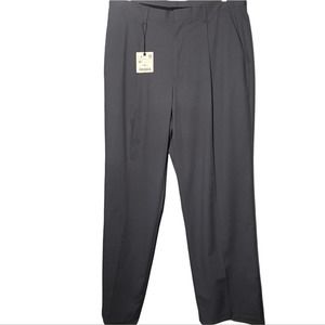 Zara Women's Pants Size 32 Gray Flat Front Dress Office Casual New with tags